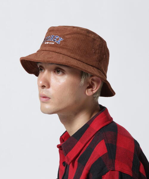 AVIREX（アヴィレックス）の「LOGO COUDUROY HAT / コーデュロイ ロゴ ハット / AVIREX / アヴィレックス（ハット・メンズ・ブラウン/ブラック・F）」の13枚目の写真