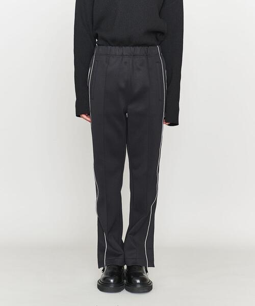 ASTRAET(アストラット)の「<ASTRAET>PE/PU スソボタン トラックパンツ(その他パンツ・レディース・ブラック/ダークブラウン・FREE)」の8枚目の写真