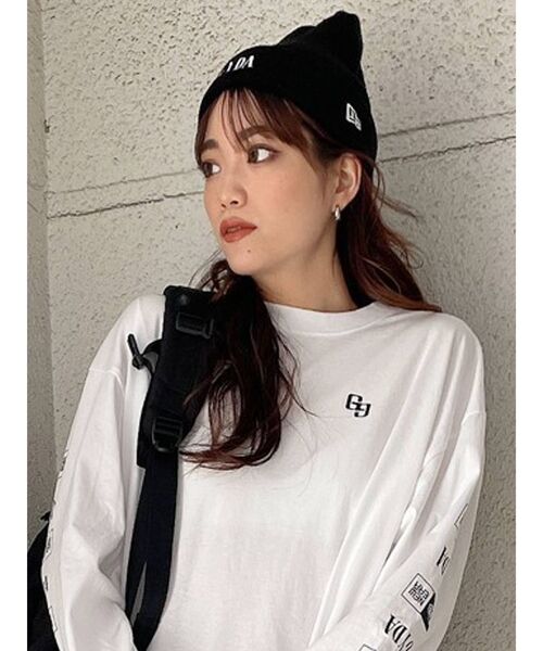 GYDA（ジェイダ）の「GYDA×NEW ERA ロゴニットキャップ（その他雑貨・レディース・ブラック/ベージュ/グリーン・FREE）」の8枚目の写真