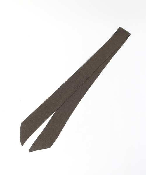 THROW（スロー）の「【THROW / スロー】別注 NARROW STOLE（マフラー・メンズ・ベージュ/ブラウン/ネイビー/ブラック・FREE）」の5枚目の写真