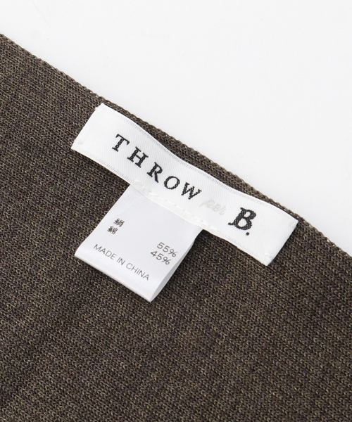 【THROW/スロー】マフラー THROW（スロー）の「【THROW / スロー】別注 NARROW STOLE