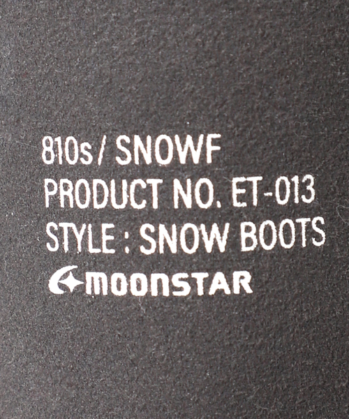 MoonStar(ムーンスター)の「【MOON STAR / ムーンスター】810s SNOWF:ブーツ(ブーツ・レディース・チャコールグレー・25cm/23cm/24cm)」の16枚目の写真