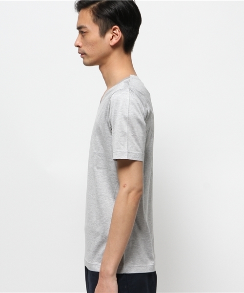 EDIFICE（エディフィス）の「◇CITA/チータU15/06-JERSEY 70/2Ｔシャツ（Tシャツ/カットソー・メンズ・チャコールグレー/ホワイト/ネイビー/ダークブルー・48/46/44）」の6枚目の写真