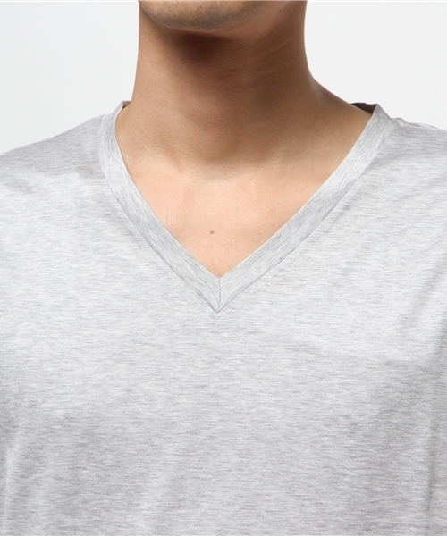 EDIFICE（エディフィス）の「◇CITA/チータU15/06-JERSEY 70/2Ｔシャツ（Tシャツ/カットソー・メンズ・チャコールグレー/ホワイト/ネイビー/ダークブルー・48/46/44）」の8枚目の写真