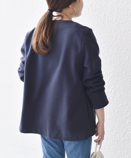 SHIPS〈手洗い可能〉ウーレットノーカラーリバ SHIPS（シップス）の「*〈手洗い可能〉ウーレットノーカラーリバー