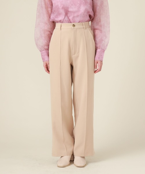 archives(アルシーヴ)の「サイドベンツカットパンツ(その他パンツ・レディース・レンガ/ベージュ/ブラック・MEDIUM)」の21枚目の写真