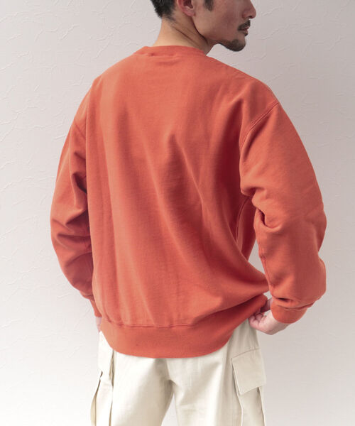 BARNS OUTFITTERS(バーンズアウトフィッターズ)の「【Barns outfitters】MAX SW CREW "PARTNER" プリントスウェット(スウェット・メンズ・ブラック/グレー/レッド・M/L/XL)」の6枚目の写真