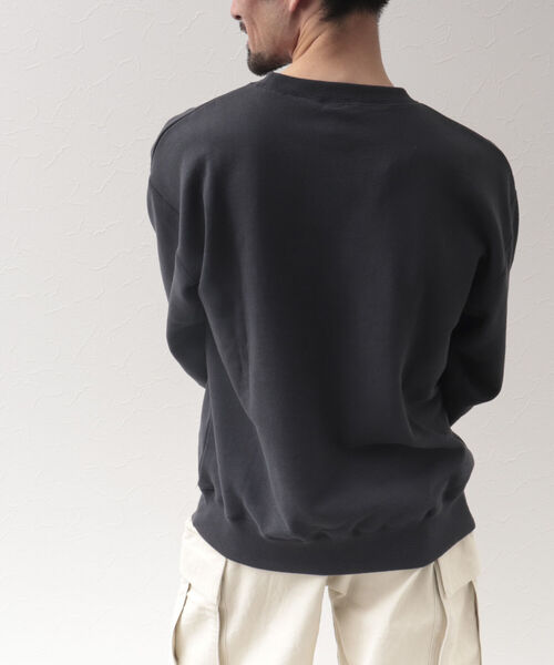BARNS OUTFITTERS(バーンズアウトフィッターズ)の「【Barns outfitters】MAX SW CREW "PARTNER" プリントスウェット(スウェット・メンズ・ブラック/グレー/レッド・M/L/XL)」の12枚目の写真
