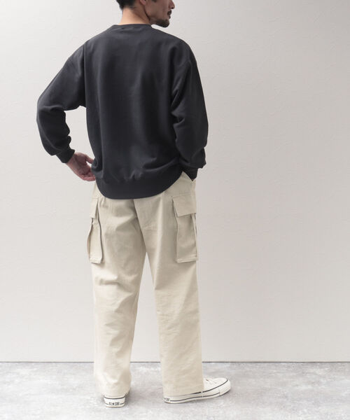 BARNS OUTFITTERS(バーンズアウトフィッターズ)の「【Barns outfitters】MAX SW CREW "PARTNER" プリントスウェット(スウェット・メンズ・ブラック/グレー/レッド・M/L/XL)」の14枚目の写真