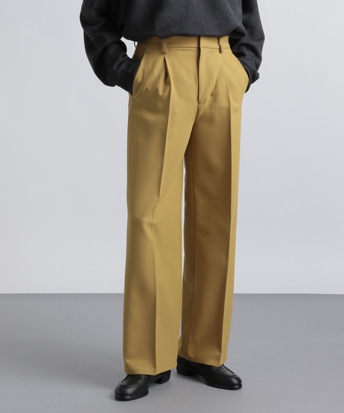 HARE（ハレ）の「ハイウエストドレープパンツ(HARE)（その他パンツ・メンズ・ブルー/ブラック/イエロー・SMALL/MEDIUM）」の3枚目の写真