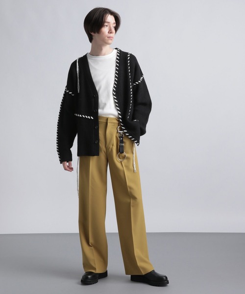 HARE（ハレ）の「ハイウエストドレープパンツ(HARE)（その他パンツ・メンズ・ブルー/ブラック/イエロー・SMALL/MEDIUM）」の18枚目の写真