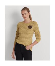 希少 ゴールド RALPH LAUREN ラルフローレン メタリック セーター LAUREN RALPH LAUREN（ローレン ラルフ ローレン）の「ブリオン