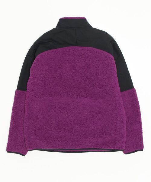 UNDER ARMOUR(アンダーアーマー)の「UAレガシー シェルパ 1/2 ジップ ジャケット(トレーニング/メンズ)(スウェット・メンズ・ブラック×パープル/チャコールグレー・S/L/3XL/XXL/M/XL)」の3枚目の写真