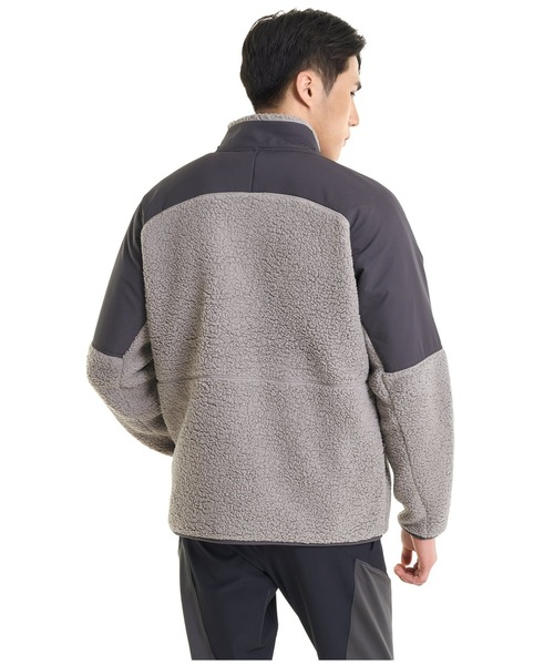 UNDER ARMOUR(アンダーアーマー)の「UAレガシー シェルパ 1/2 ジップ ジャケット(トレーニング/メンズ)(スウェット・メンズ・ブラック×パープル/チャコールグレー・S/L/3XL/XXL/M/XL)」の18枚目の写真