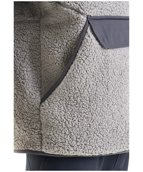 UNDER ARMOUR(アンダーアーマー)の「UAレガシー シェルパ 1/2 ジップ ジャケット(トレーニング/メンズ)(スウェット・メンズ・ブラック×パープル/チャコールグレー・S/L/3XL/XXL/M/XL)」の5枚目の写真