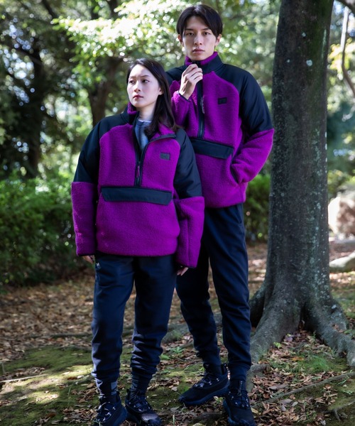 UNDER ARMOUR(アンダーアーマー)の「UAレガシー シェルパ 1/2 ジップ ジャケット(トレーニング/メンズ)(スウェット・メンズ・ブラック×パープル/チャコールグレー・S/L/3XL/XXL/M/XL)」の21枚目の写真