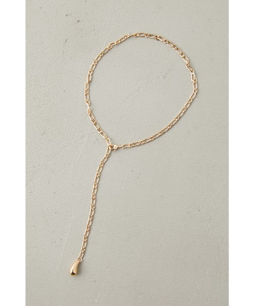 crie conforto（クリーコンフォルト）の「ドロップラリエットネックレス（ネックレス・レディース・ゴールド/シルバー・FREE）」の3枚目の写真