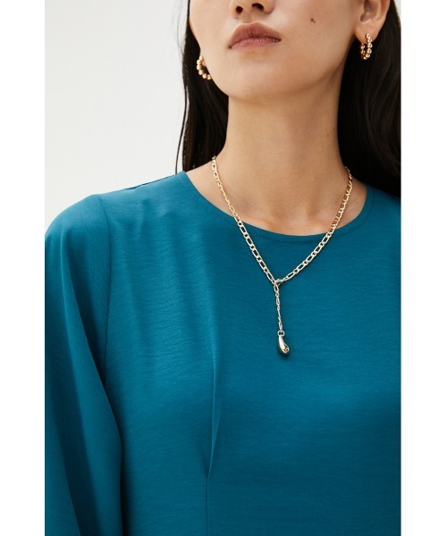 crie conforto（クリーコンフォルト）の「ドロップラリエットネックレス（ネックレス・レディース・ゴールド/シルバー・FREE）」の7枚目の写真