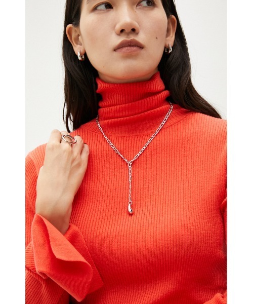 crie conforto（クリーコンフォルト）の「ドロップラリエットネックレス（ネックレス・レディース・ゴールド/シルバー・FREE）」の14枚目の写真