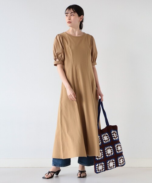 Ray BEAMS(レイビームス)の「Ray BEAMS / クロシェ トート(トートバッグ・レディース・ブラック/ダークブラウン・ONE SIZE)」の3枚目の写真