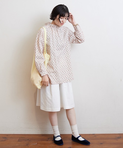 ビュルデサボン bulldesavon チューリッププリントスカート bulle de