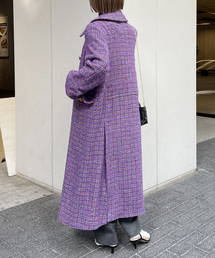 IENA イエナ ツイードロングピーコート36size 美品◎ IENA イエナ ツイードロングピーコート36size 美品◎ IENA