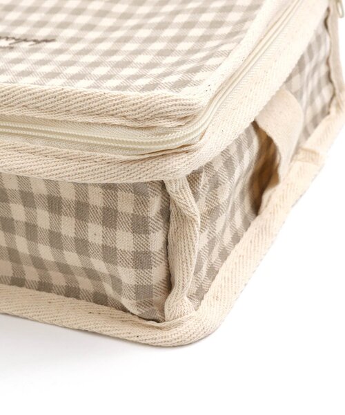 apres les cours（アプレレクール）の「ギンガムチェックBOX（小）（ラッピングキット・キッズ・ベージュ・FREE）」の5枚目の写真