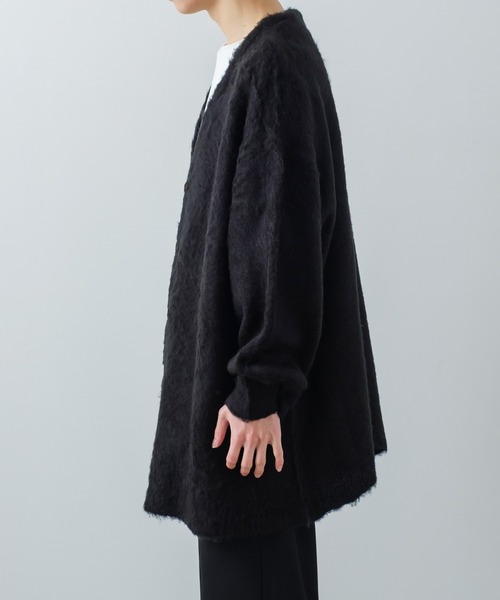 improves（インプローブス）の「【improves】モヘアタッチ ロング ニットカーディガン（カーディガン/ボレロ・メンズ・グリーン/レッド/ネイビー/ブラック/マスタード・MEDIUM/LARGE）」の10枚目の写真