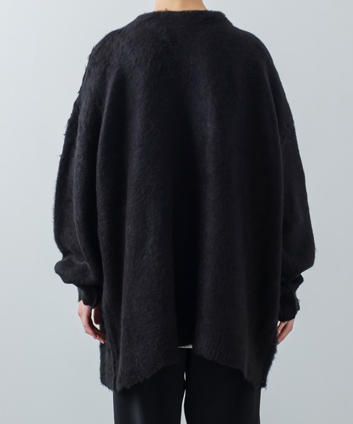 improves（インプローブス）の「【improves】モヘアタッチ ロング ニットカーディガン（カーディガン/ボレロ・メンズ・グリーン/レッド/ネイビー/ブラック/マスタード・MEDIUM/LARGE）」の11枚目の写真