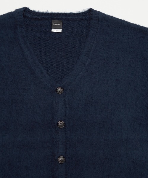 improves（インプローブス）の「【improves】モヘアタッチ ロング ニットカーディガン（カーディガン/ボレロ・メンズ・グリーン/レッド/ネイビー/ブラック/マスタード・MEDIUM/LARGE）」の20枚目の写真