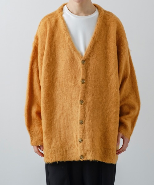 improves（インプローブス）の「【improves】モヘアタッチ ロング ニットカーディガン（カーディガン/ボレロ・メンズ・グリーン/レッド/ネイビー/ブラック/マスタード・MEDIUM/LARGE）」の21枚目の写真