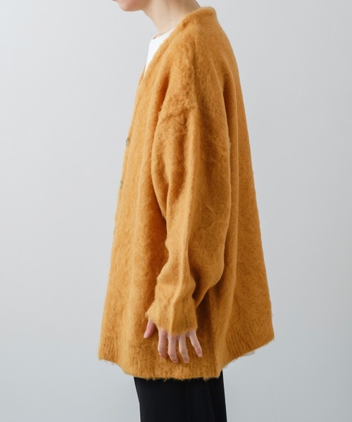 improves（インプローブス）の「【improves】モヘアタッチ ロング ニットカーディガン（カーディガン/ボレロ・メンズ・グリーン/レッド/ネイビー/ブラック/マスタード・MEDIUM/LARGE）」の22枚目の写真