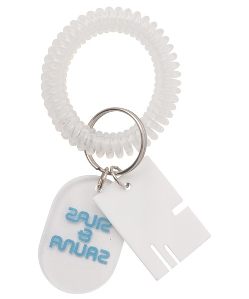 SILAS（サイラス）の「SILAS LOGO KEY TAG（キーホルダー・メンズ・ホワイト/グリーン・ONE SIZE）」の4枚目の写真