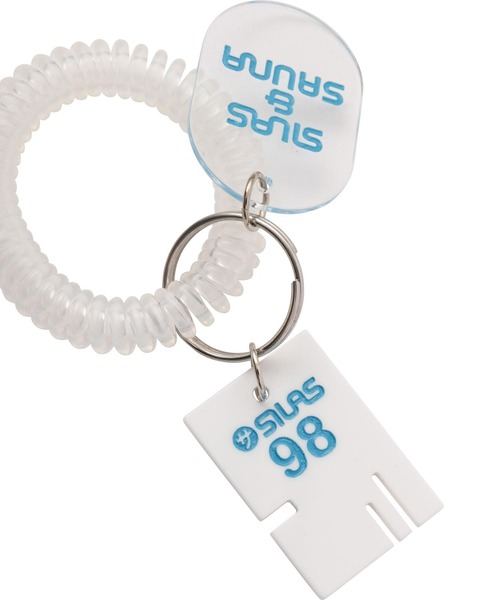 SILAS（サイラス）の「SILAS LOGO KEY TAG（キーホルダー・メンズ・ホワイト/グリーン・ONE SIZE）」の5枚目の写真