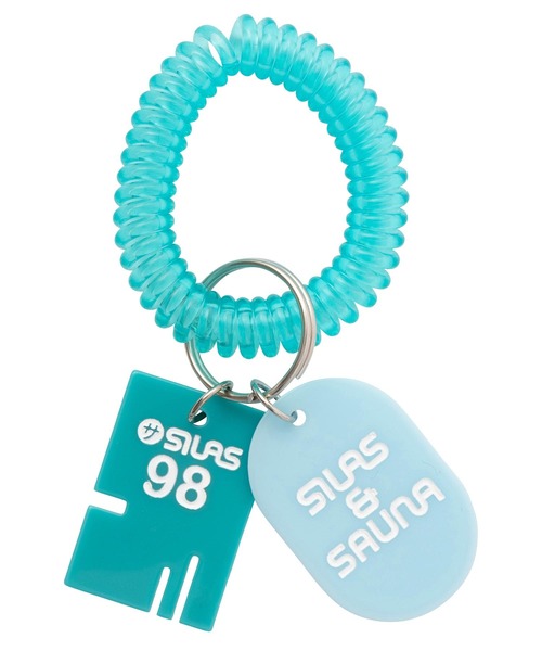 SILAS（サイラス）の「SILAS LOGO KEY TAG（キーホルダー・メンズ・ホワイト/グリーン・ONE SIZE）」の7枚目の写真