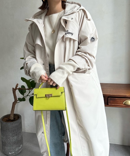 GERRY（ジェリー）の「【GERRY/ジェリー】4WAY LONG COAT（その他アウター・レディース・ブラック/アイボリー・SMALL）」の10枚目の写真