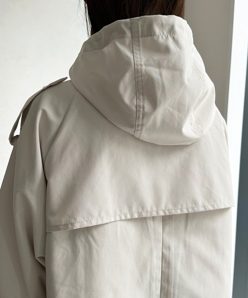 GERRY（ジェリー）の「【GERRY/ジェリー】4WAY LONG COAT（その他アウター・レディース・ブラック/アイボリー・SMALL）」の14枚目の写真