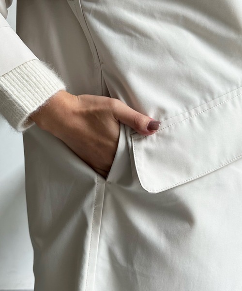 GERRY（ジェリー）の「【GERRY/ジェリー】4WAY LONG COAT（その他アウター・レディース・ブラック/アイボリー・SMALL）」の22枚目の写真