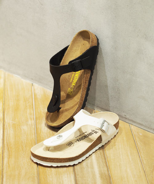 BIRKENSTOCK（ビルケンシュトック）の「BIRKENSTOCK GIZEH / ビルケンシュトック / ギゼ　/ ビルケン / ビルケン・シュトック　/И / スポーツサンダル（サンダル・レディース・ホワイト/ブラック・7/5/8/6）」の2枚目の写真