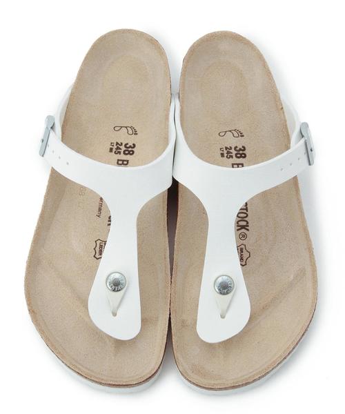BIRKENSTOCK（ビルケンシュトック）の「BIRKENSTOCK GIZEH / ビルケンシュトック / ギゼ　/ ビルケン / ビルケン・シュトック　/И / スポーツサンダル（サンダル・レディース・ホワイト/ブラック・7/5/8/6）」の3枚目の写真