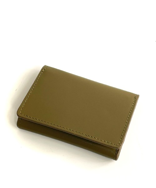 ARCADE(アーケード)の「牛本革 名刺入れ / カードケース(名刺入れ・メンズ・ブラック/ネイビー/ブラウン/キャメル/グリーン/オリーブ・FREE)」の4枚目の写真