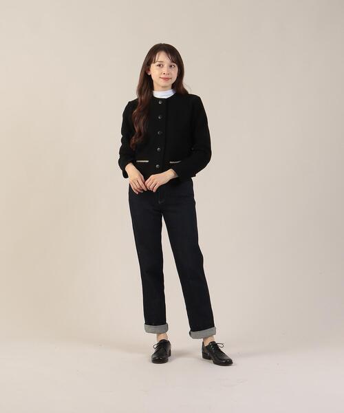 新品未使用　agnes.b JW63 VESTE　ウールノーカラージャケット agnes b.（アニエスベー）の「【Outlet】JW63 VESTE ノーカラー