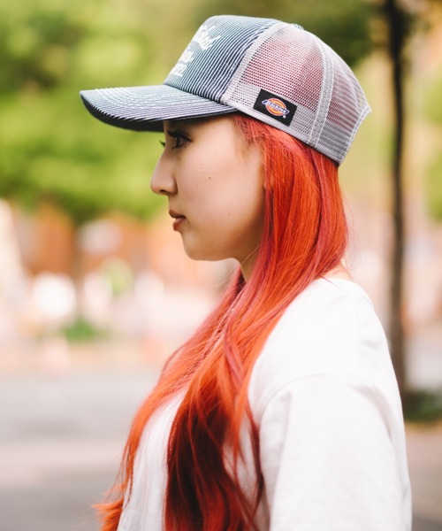 Dickies(ディッキーズ)の「Dickies アメカジ メッシュキャップ B(キャップ・メンズ・ブラック/インディゴブルー/ホワイト・FREE)」の14枚目の写真