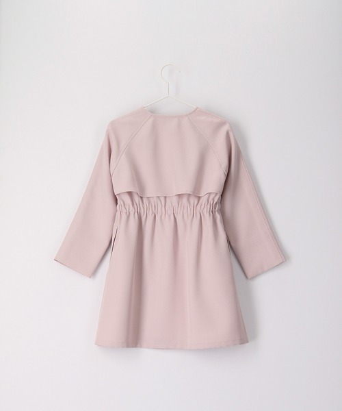 ROPE' PICNIC(ロペピクニック)の「【KIDS】UVカット/ノーカラートレンチコート/リンクコーデ(トレンチコート・キッズ・ピンク/ベージュ・130/140/120/150)」の12枚目の写真