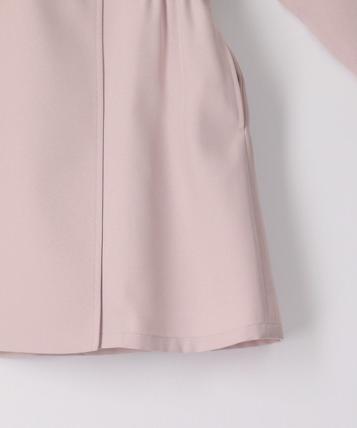 ROPE' PICNIC(ロペピクニック)の「【KIDS】UVカット/ノーカラートレンチコート/リンクコーデ(トレンチコート・キッズ・ピンク/ベージュ・130/140/120/150)」の3枚目の写真