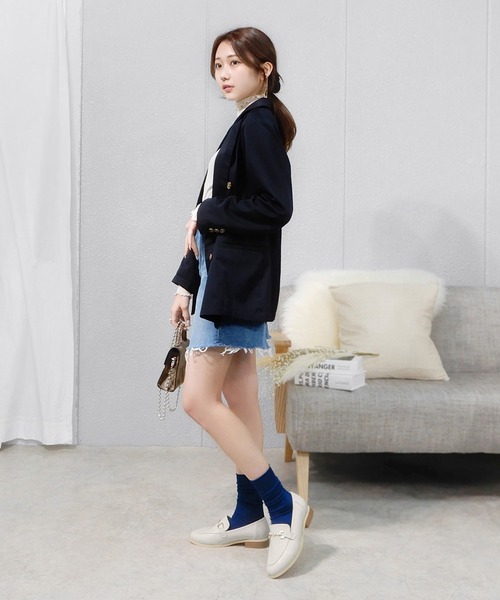 minia（ミニア）の「ビットローファー（ローファー・レディース・イエロー/アイボリー/ブラック・S/M/L/LL）」の17枚目の写真