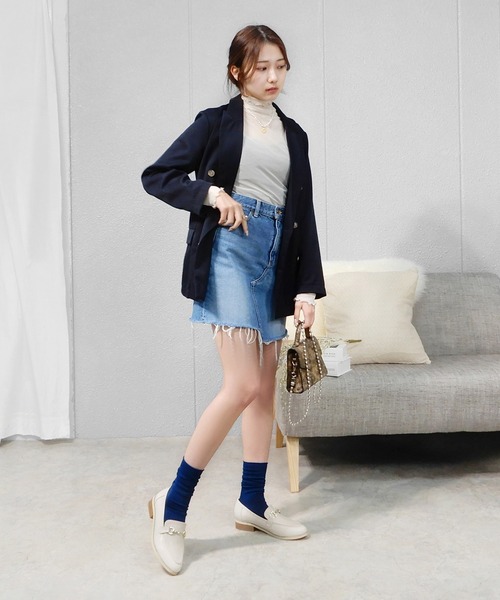 minia（ミニア）の「ビットローファー（ローファー・レディース・イエロー/アイボリー/ブラック・S/M/L/LL）」の18枚目の写真