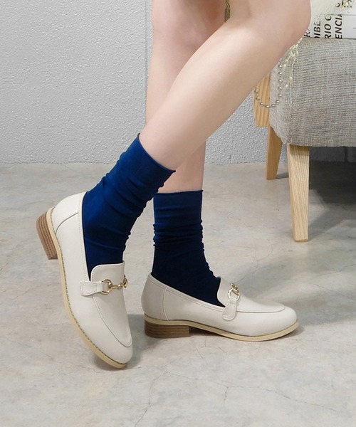 minia（ミニア）の「ビットローファー（ローファー・レディース・イエロー/アイボリー/ブラック・S/M/L/LL）」の19枚目の写真