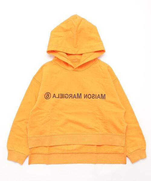MM6 Maison Margiela(エムエムシックス メゾン マルジェラ)Kids & Junior 長袖ロゴプリントスウェットプルオーバーフーディー