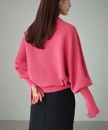 【cheriella】WEB限定スウェットライクドルマンニット
